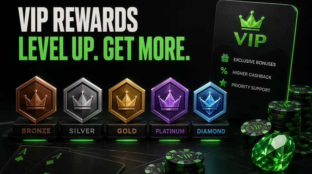 VIP program tier badges bronze to diamond