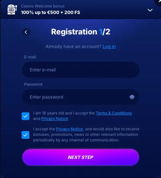Boomerang Casino login
