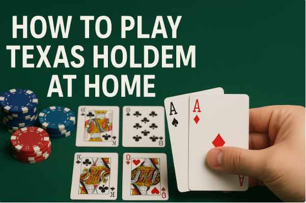 how to play texas holdem at home