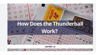 Thunderball Lottery Statistics
